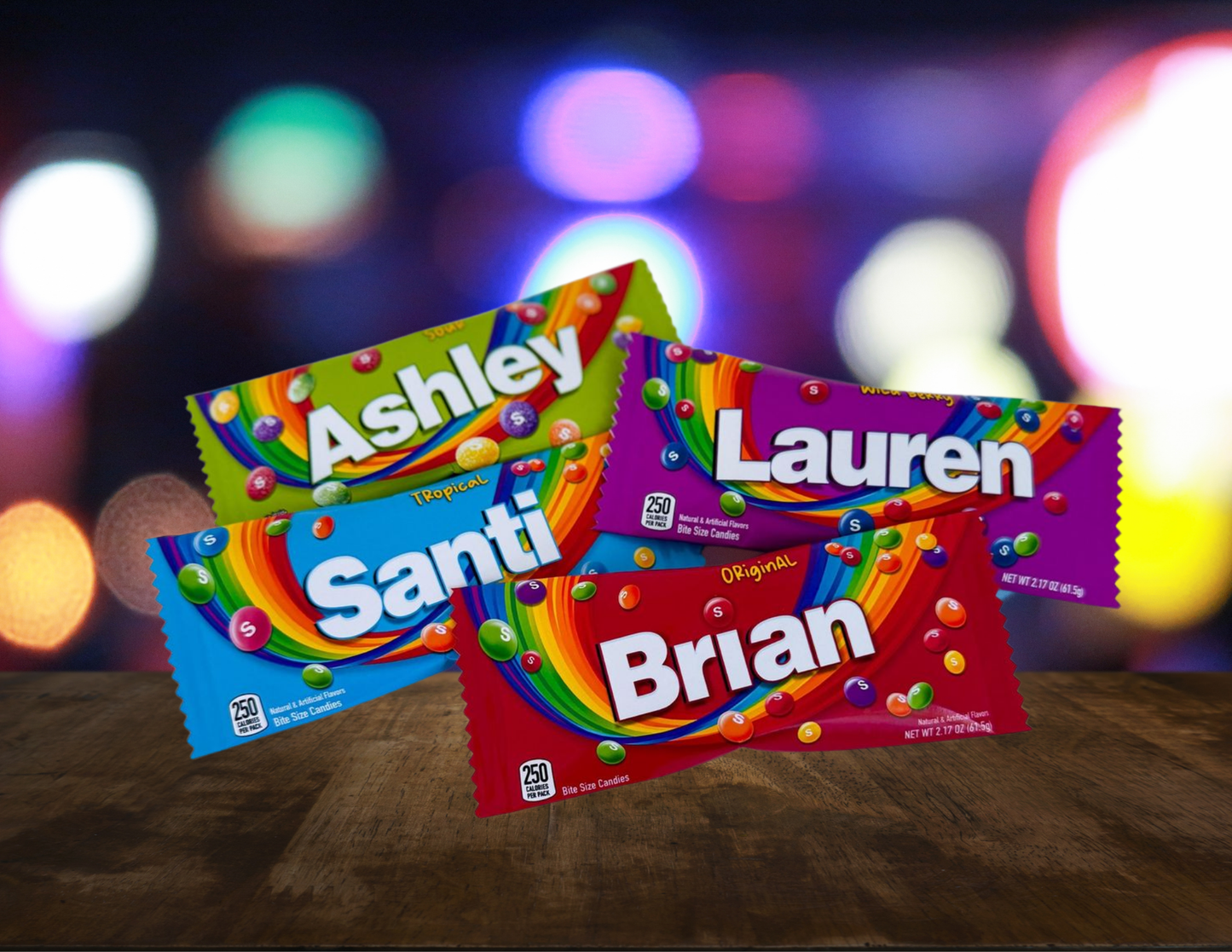 Custom Full Size Fruity Candy