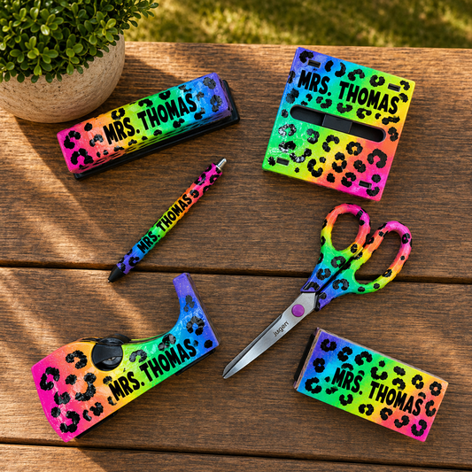 Teacher / Administrator Gift Bundle – Personalized Desk Set