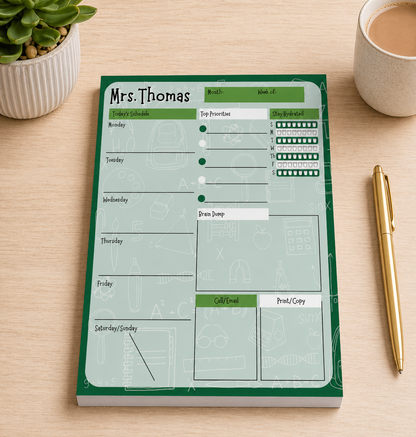 Teacher Themed Notepad
