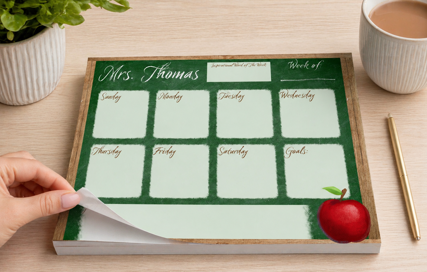 Teacher Themed Notepad