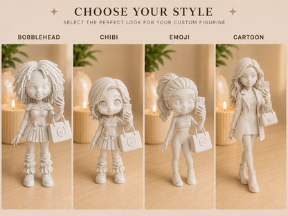 Custom 3D Printed Figurine – Turn Yourself Into a Collectible!