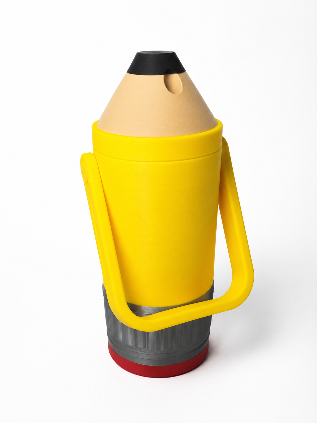 3d Printed Pencil Can Cooler with Twist-Lock Lid – Fits 12 oz, 7.5 oz, Skinny 11–12 oz & 16 oz Cans