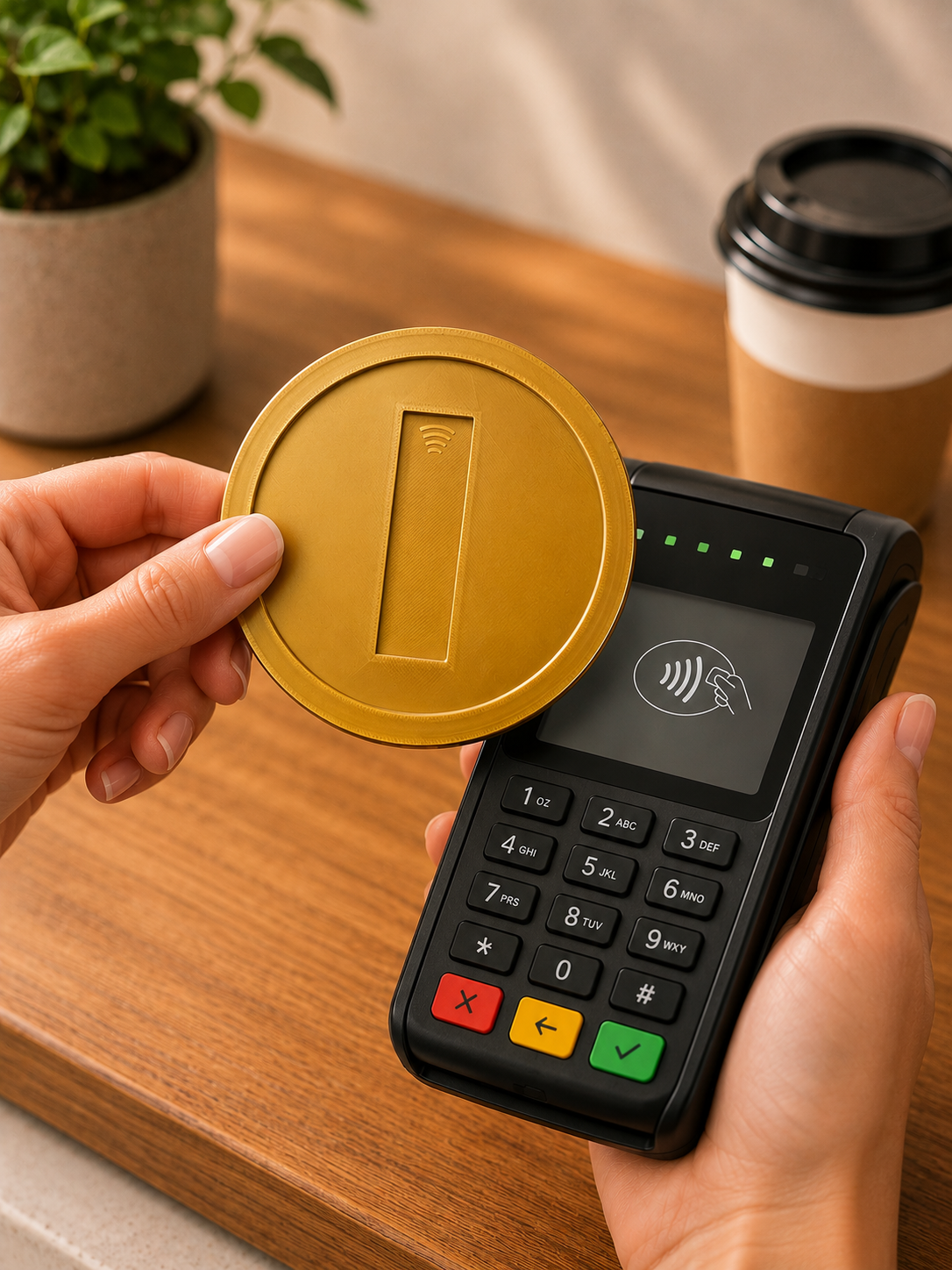 M-Coin Tap To Pay – 3d Printed Contactless Payment Coin
