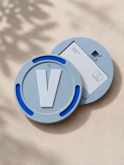 3D Printed V-Buck Inspired Tap-to-Pay Prop Coin – NFC Payment Accessory