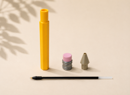 3D Printed Jumbo Style Pencil Style Ink Pen Case | Refillable Pen Sleeve
