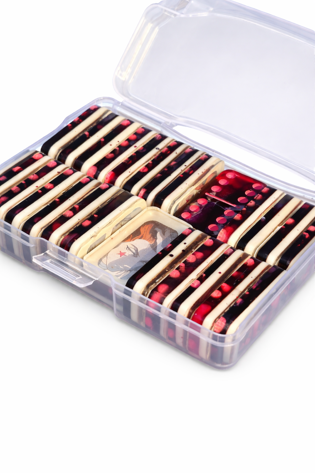 Custom Handmade Domino Set – Personalized Resin Dominoes