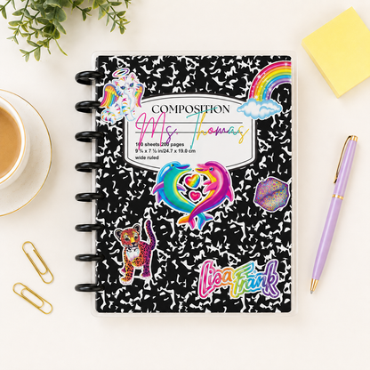 Teacher Themed Custom Planner Covers | Personalized Disc Planner Covers