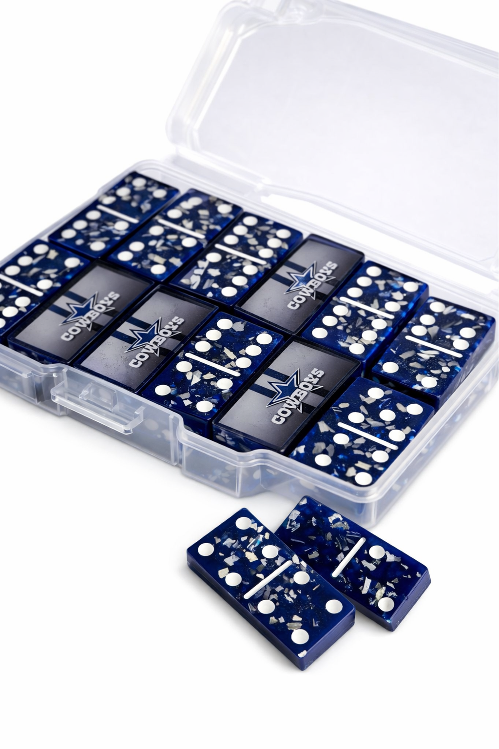 Custom Handmade Domino Set – Personalized Resin Dominoes
